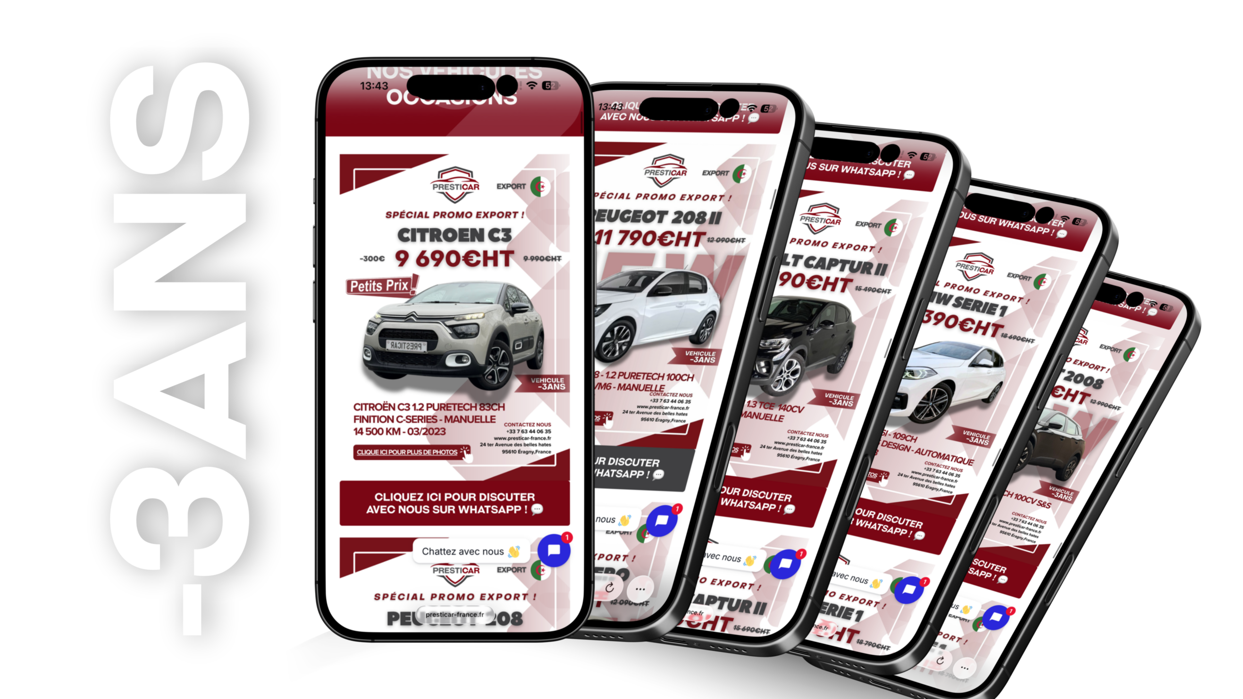 presticar export algerie vehicule ocassion -3ans presticar export algerie vehicule ocassion -3ans