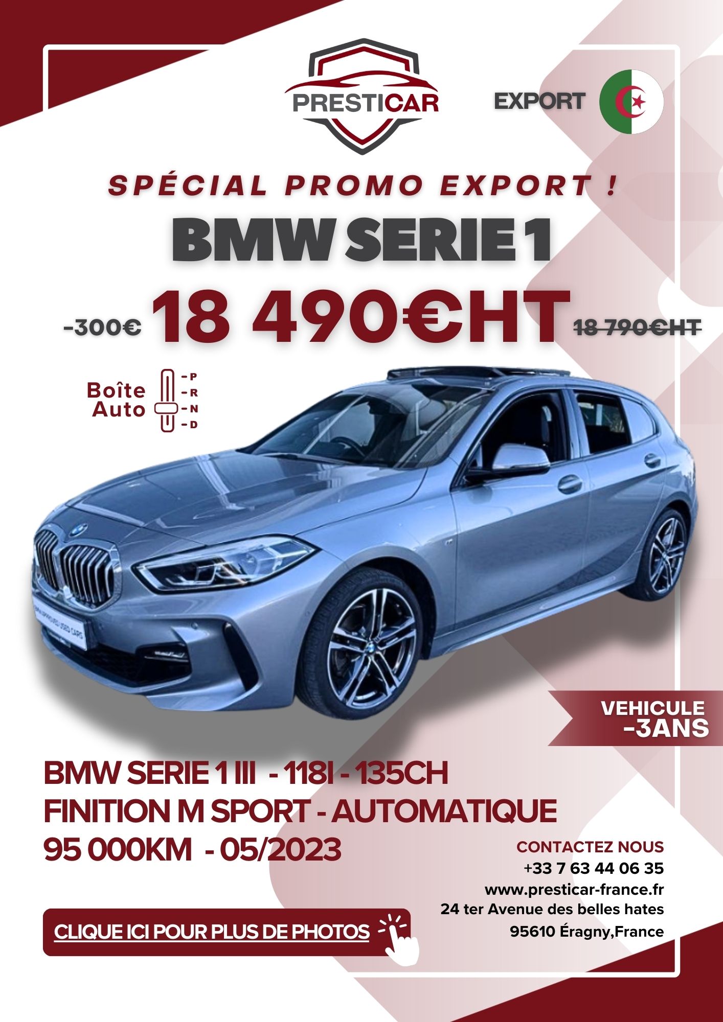 Export voiture Algérie