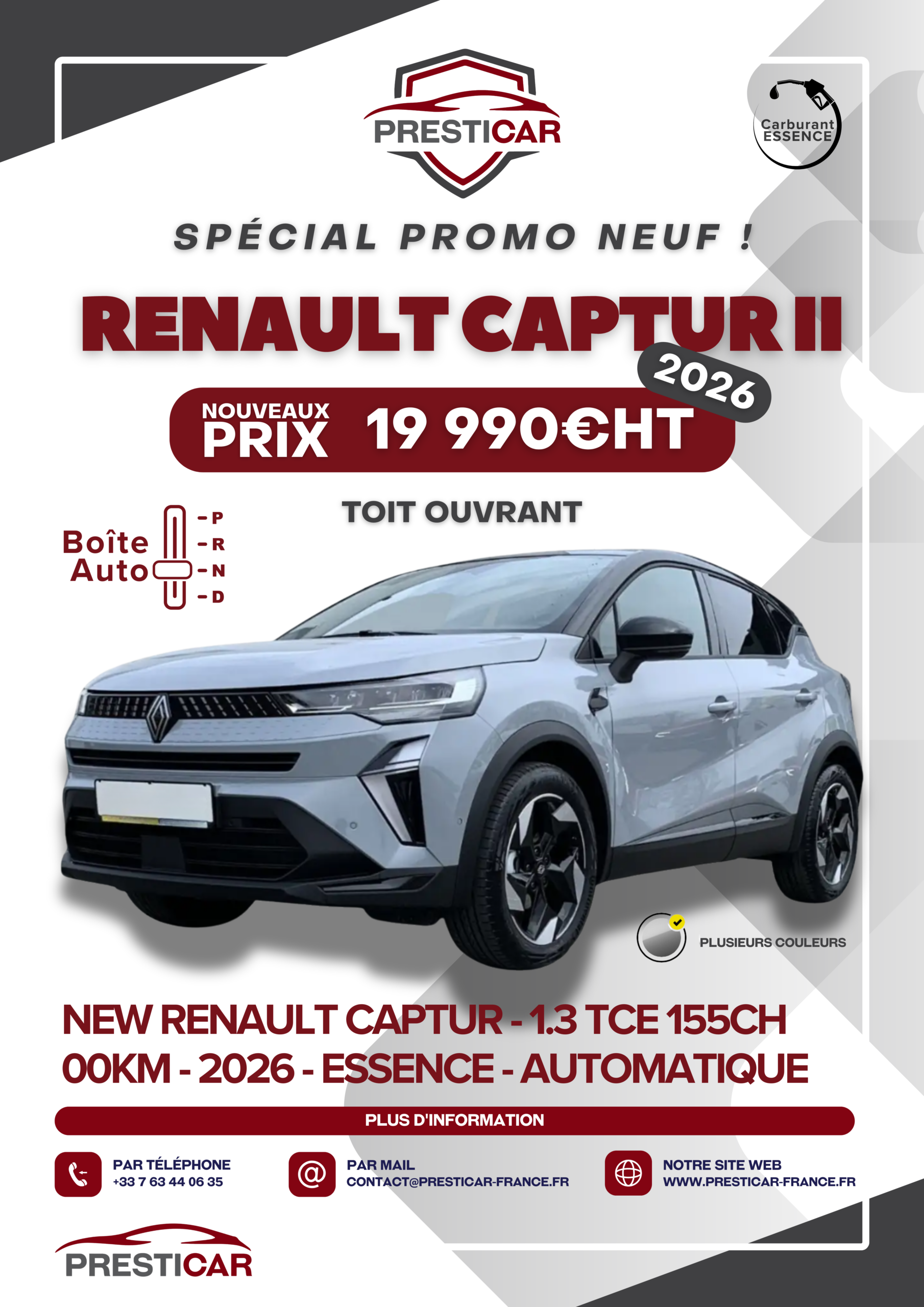 renault captur neuf export algerie