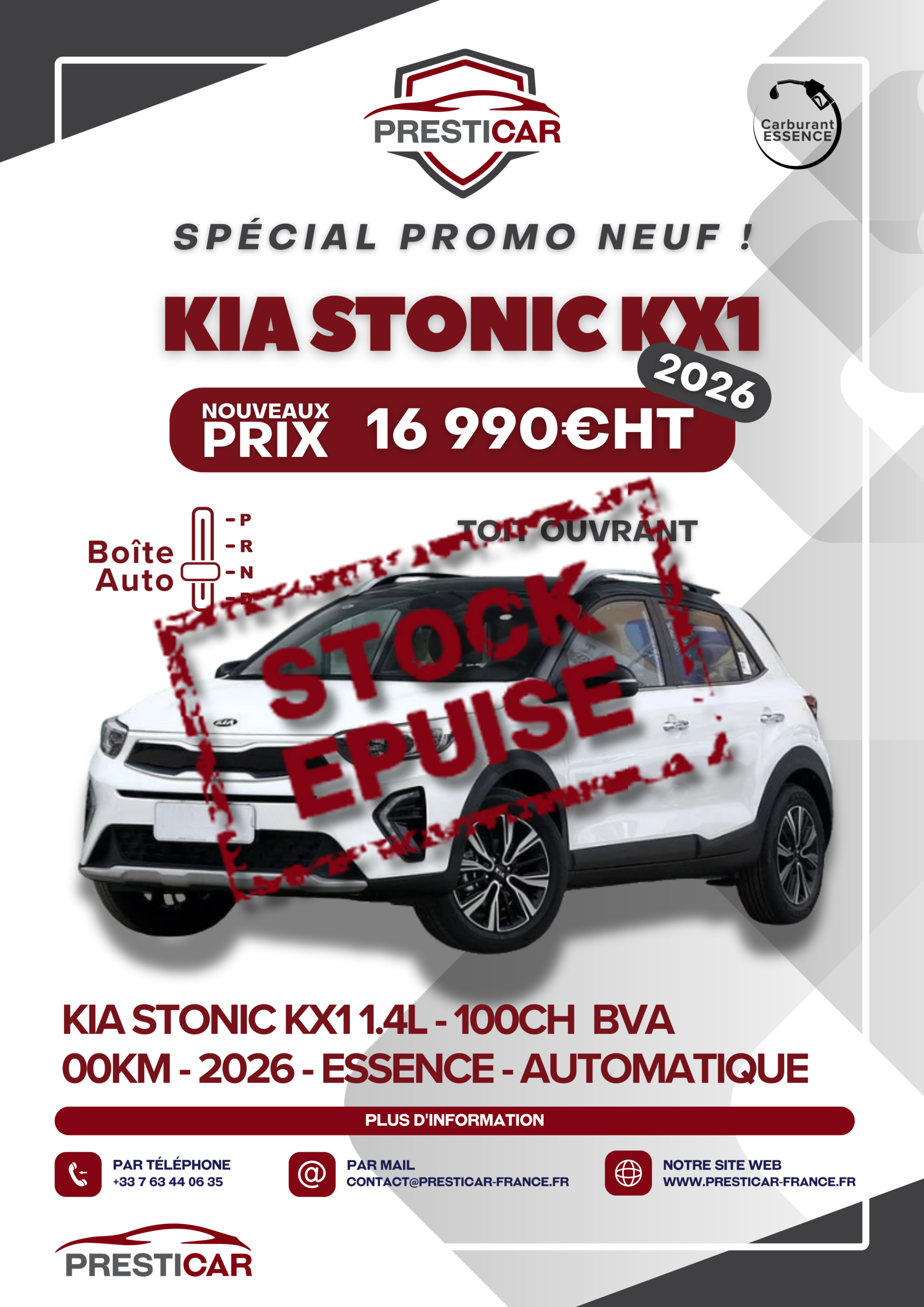 kia stonic neuf export algerie