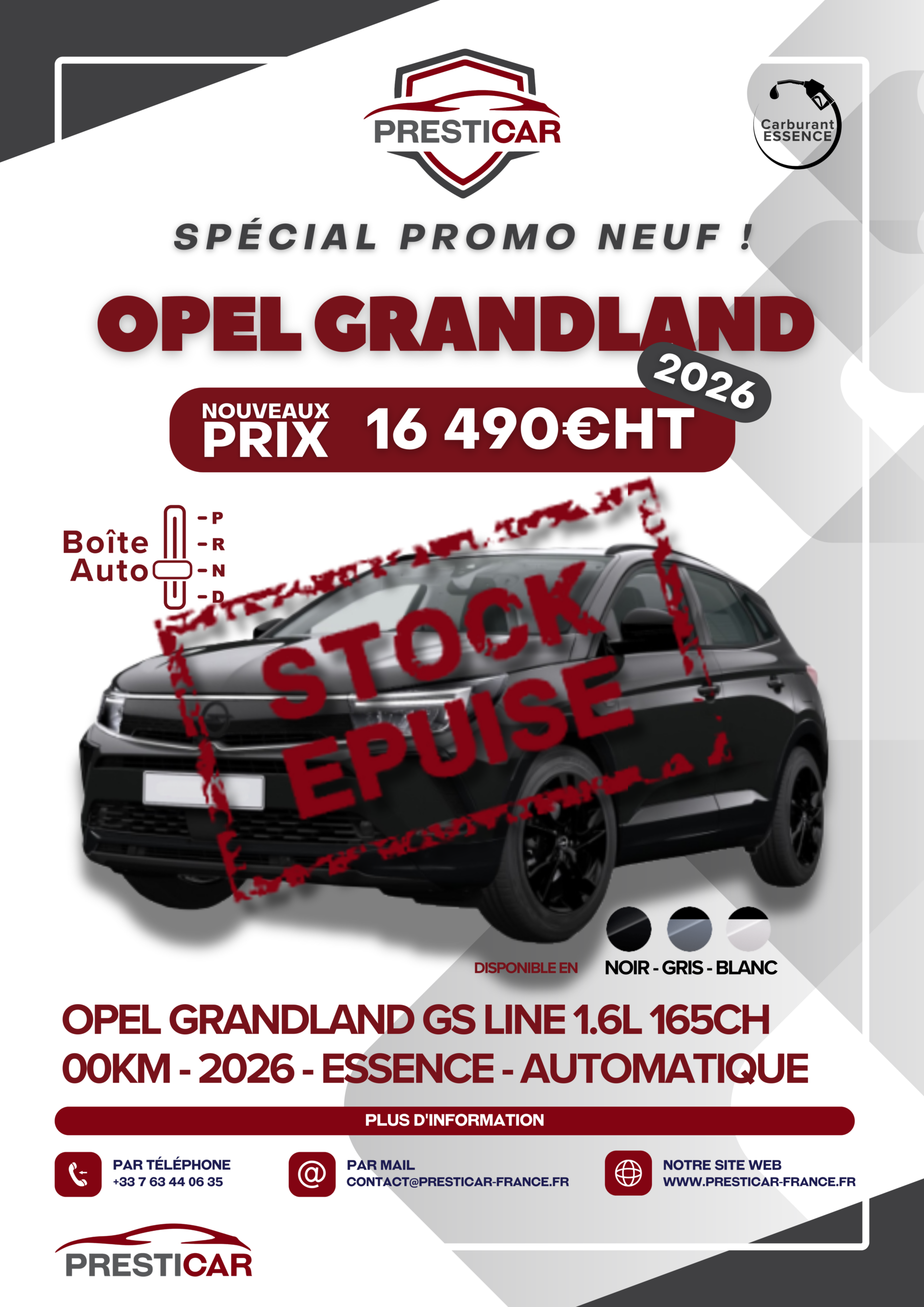 Opel grandland neuf export algerie