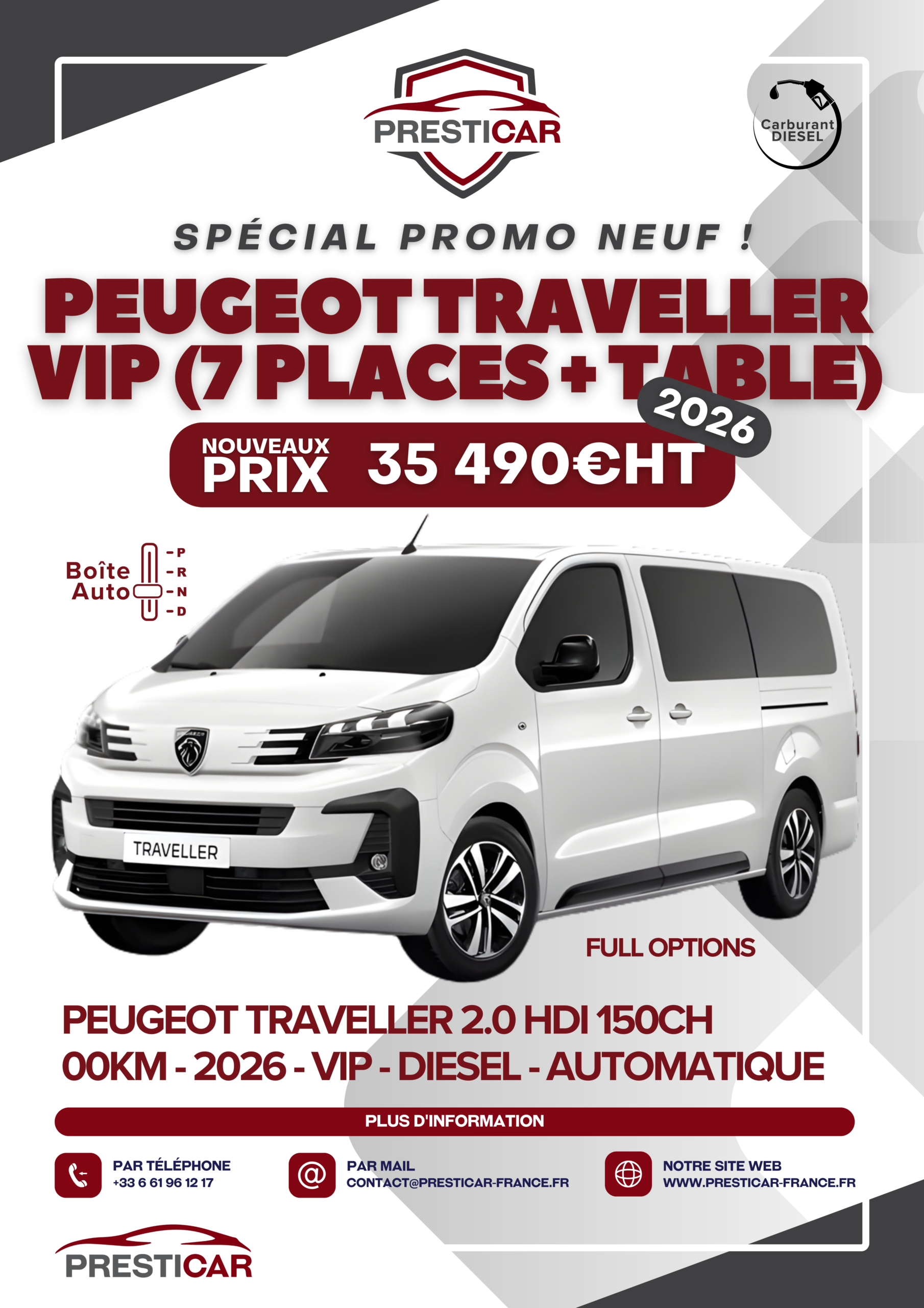 peugeot traveller vip neuf export algerie