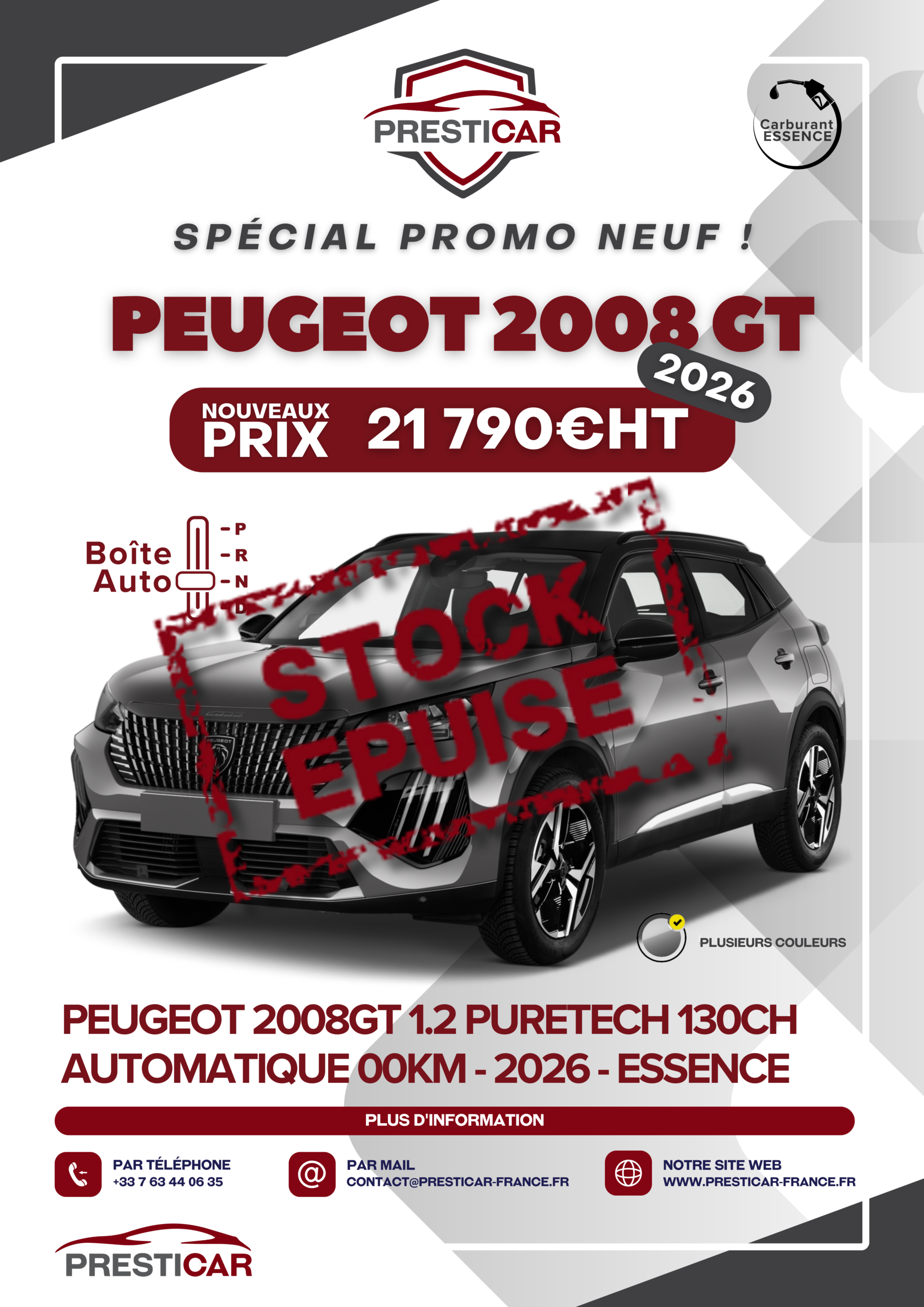 peugeot 2008 neuf export algerie