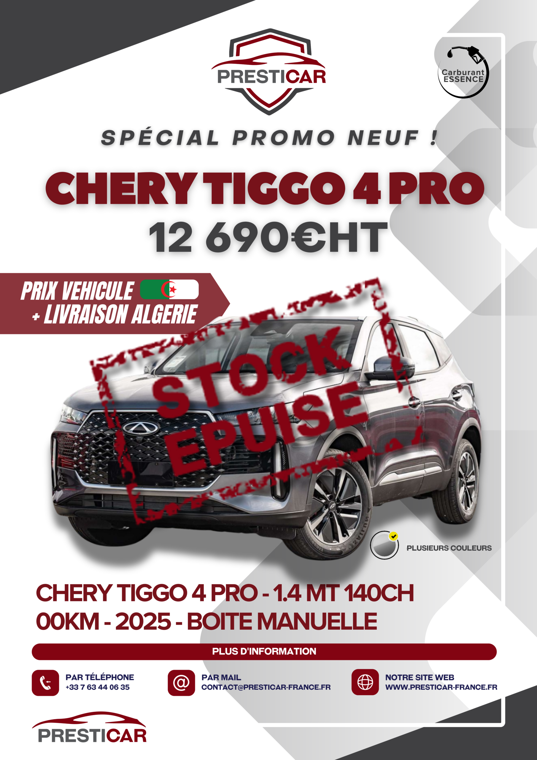 chery arrizo 5 export algerie