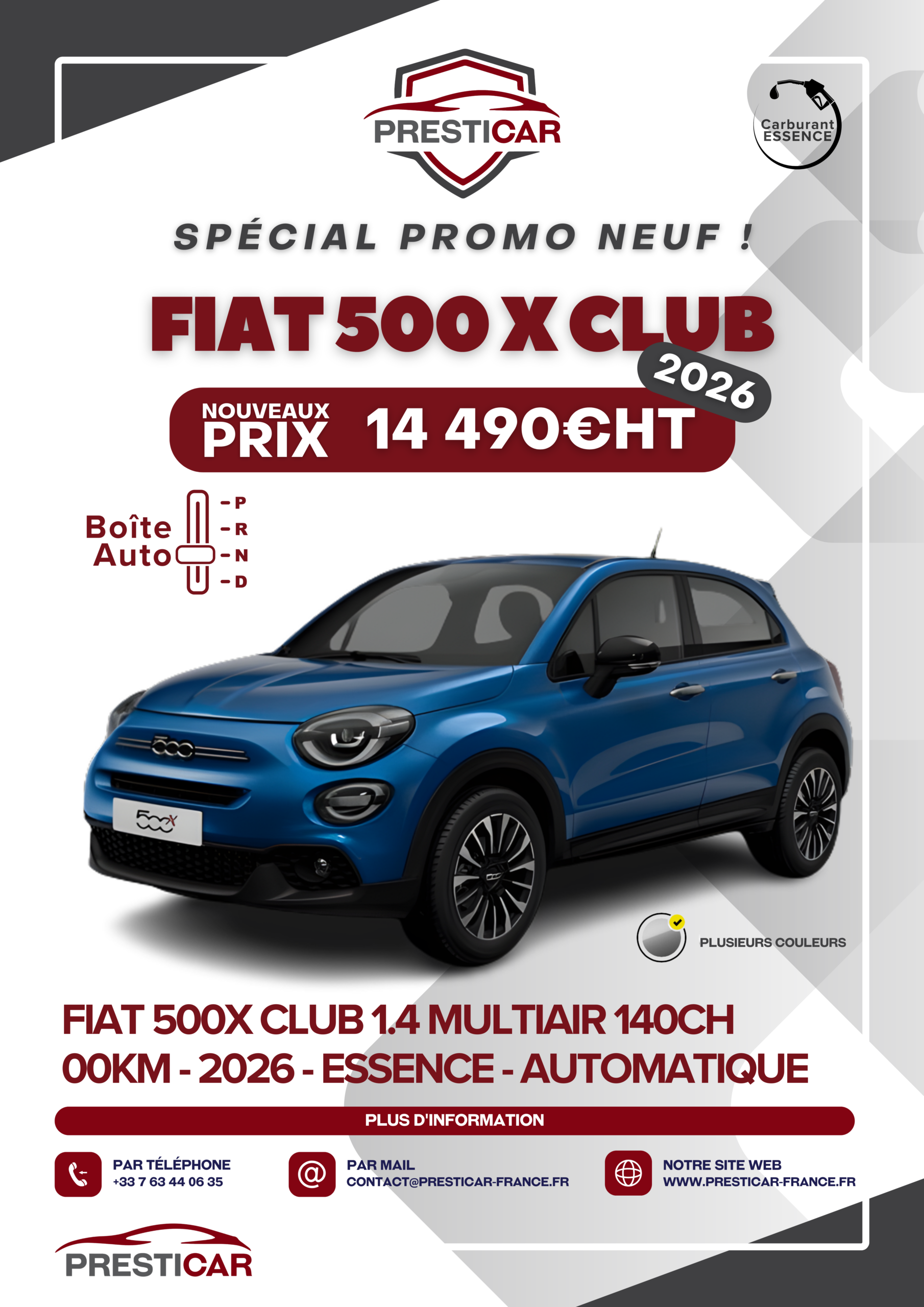 fiat 500x neuf export algerie
