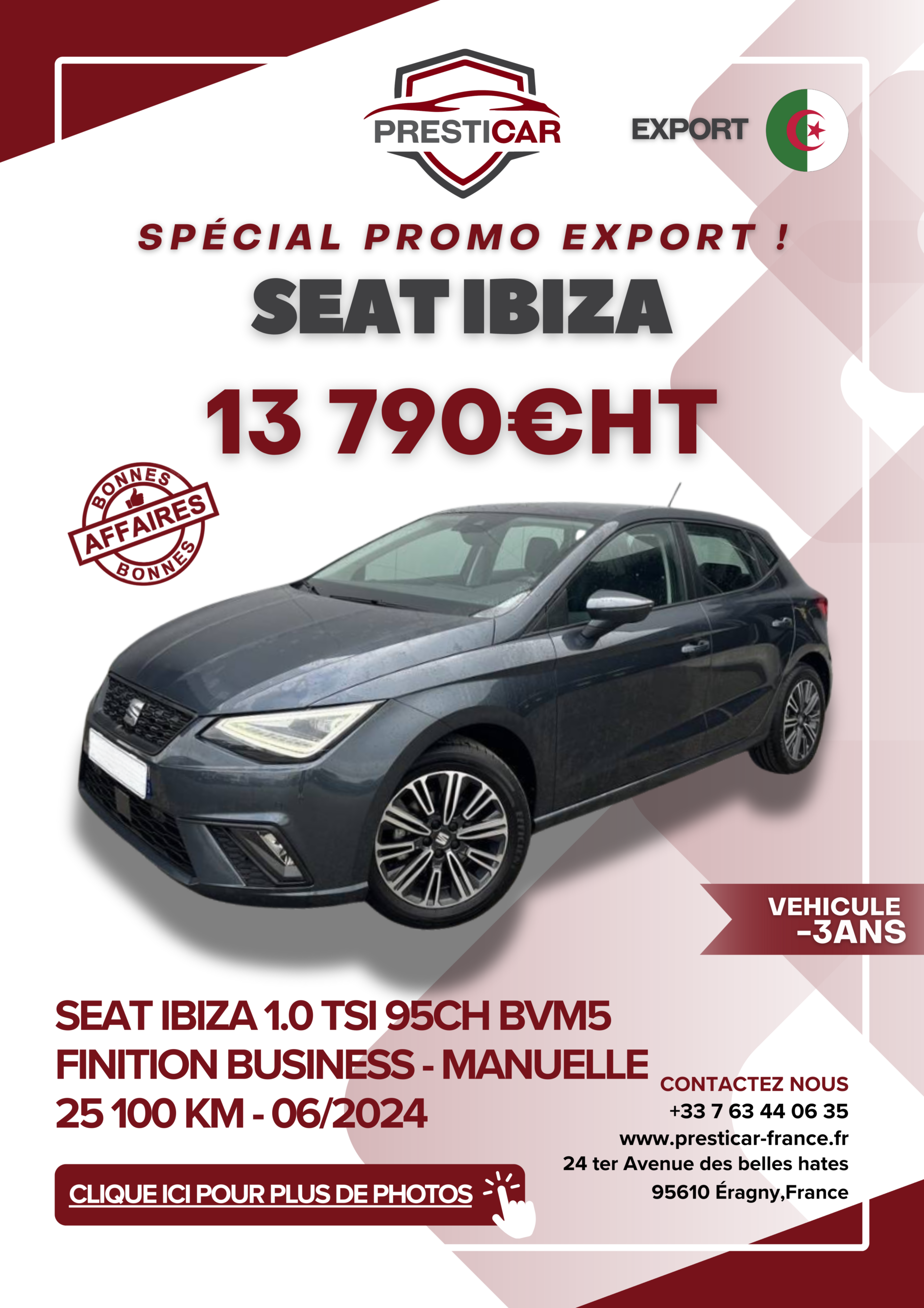 vehicule export algerie -3ans