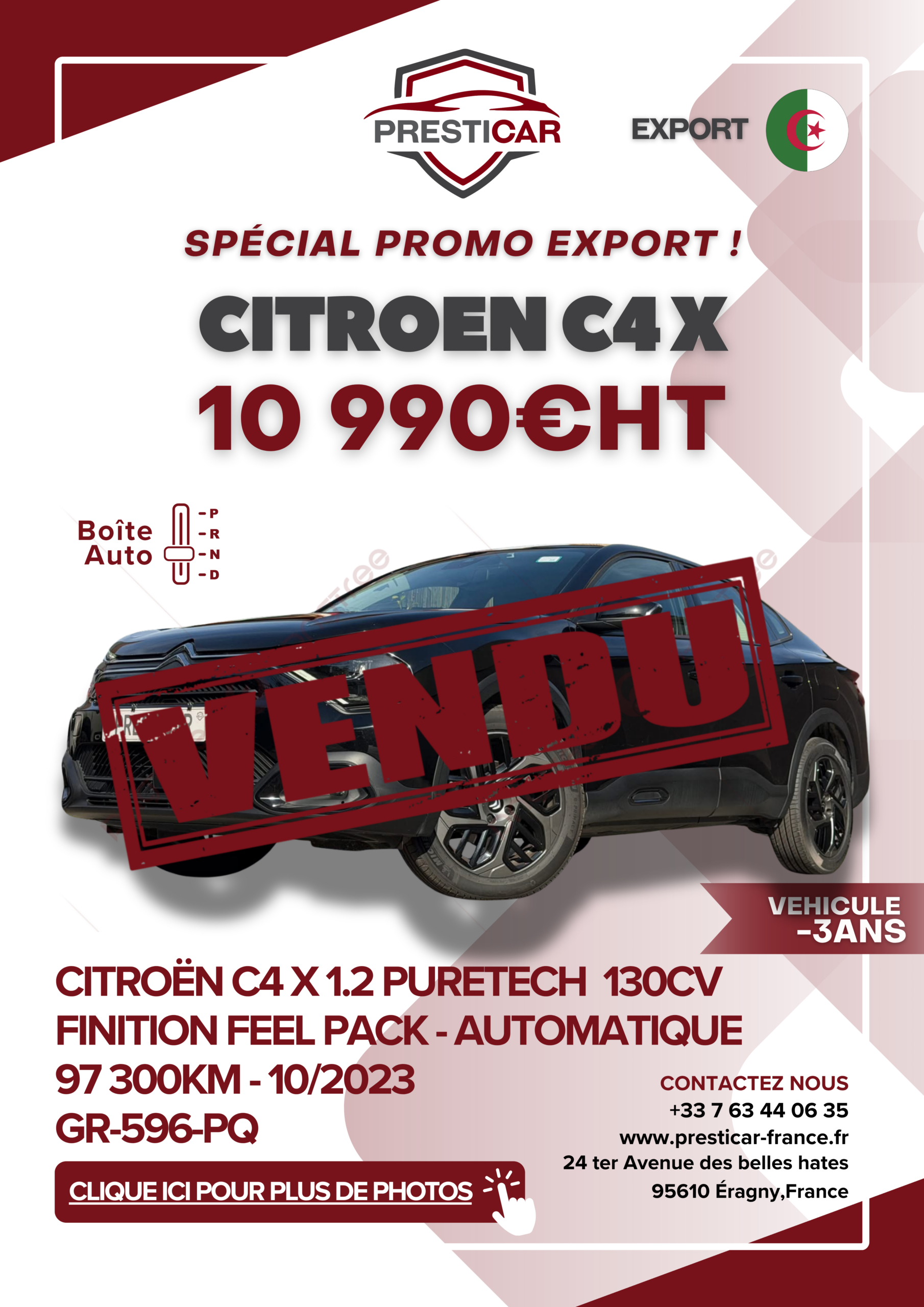 Presticar OCCASION – Flyers Vehicule